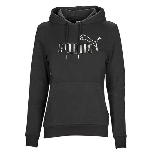 Felpa Donna Puma ELEVATED HOODIE Nero