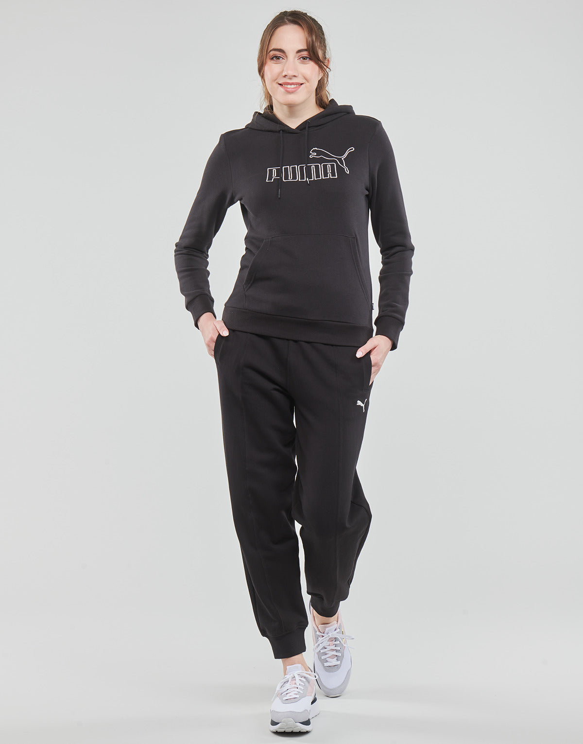 Pantaloni Sportivi Donna Puma HER HIGH WAIS PANTS Nero