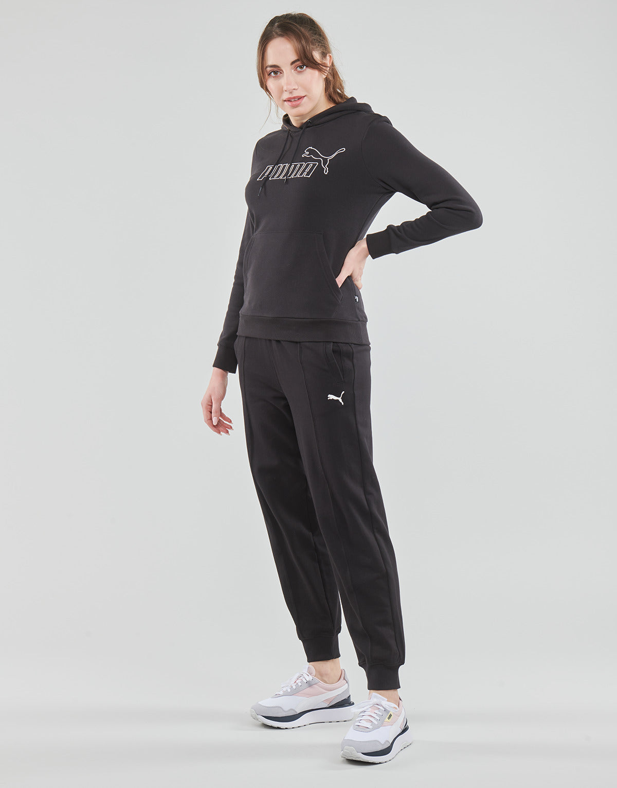 Pantaloni Sportivi Donna Puma HER HIGH WAIS PANTS Nero