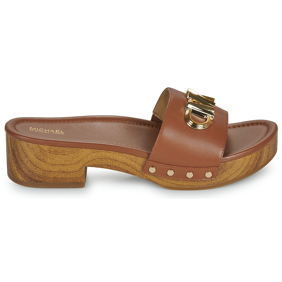 Scarpe Donna MICHAEL Michael Kors PARKER SLIDE Marrone