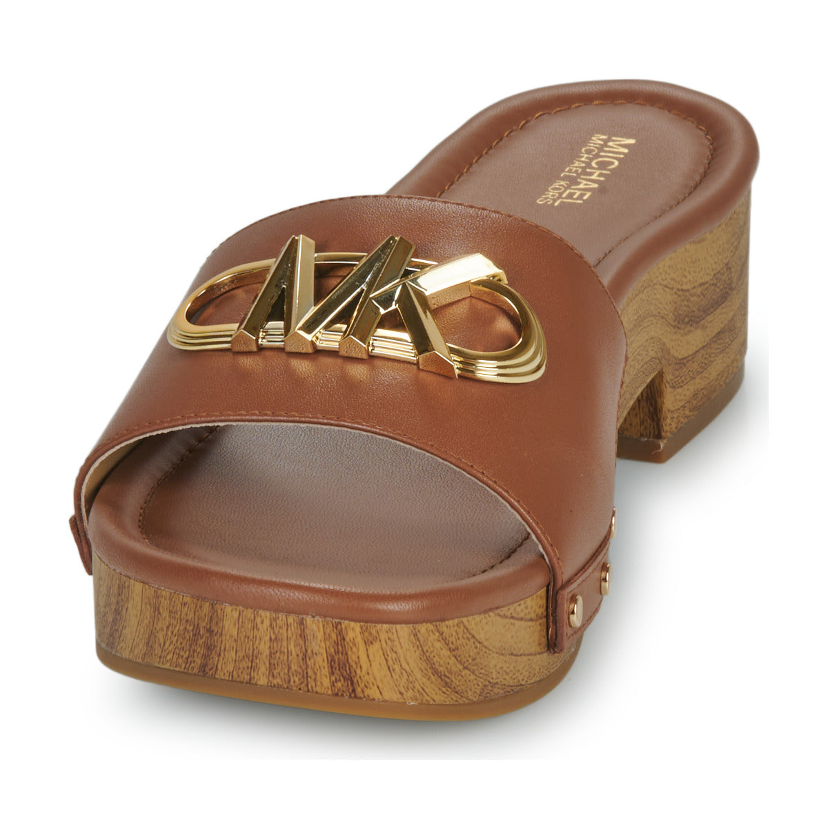 Scarpe Donna MICHAEL Michael Kors PARKER SLIDE Marrone