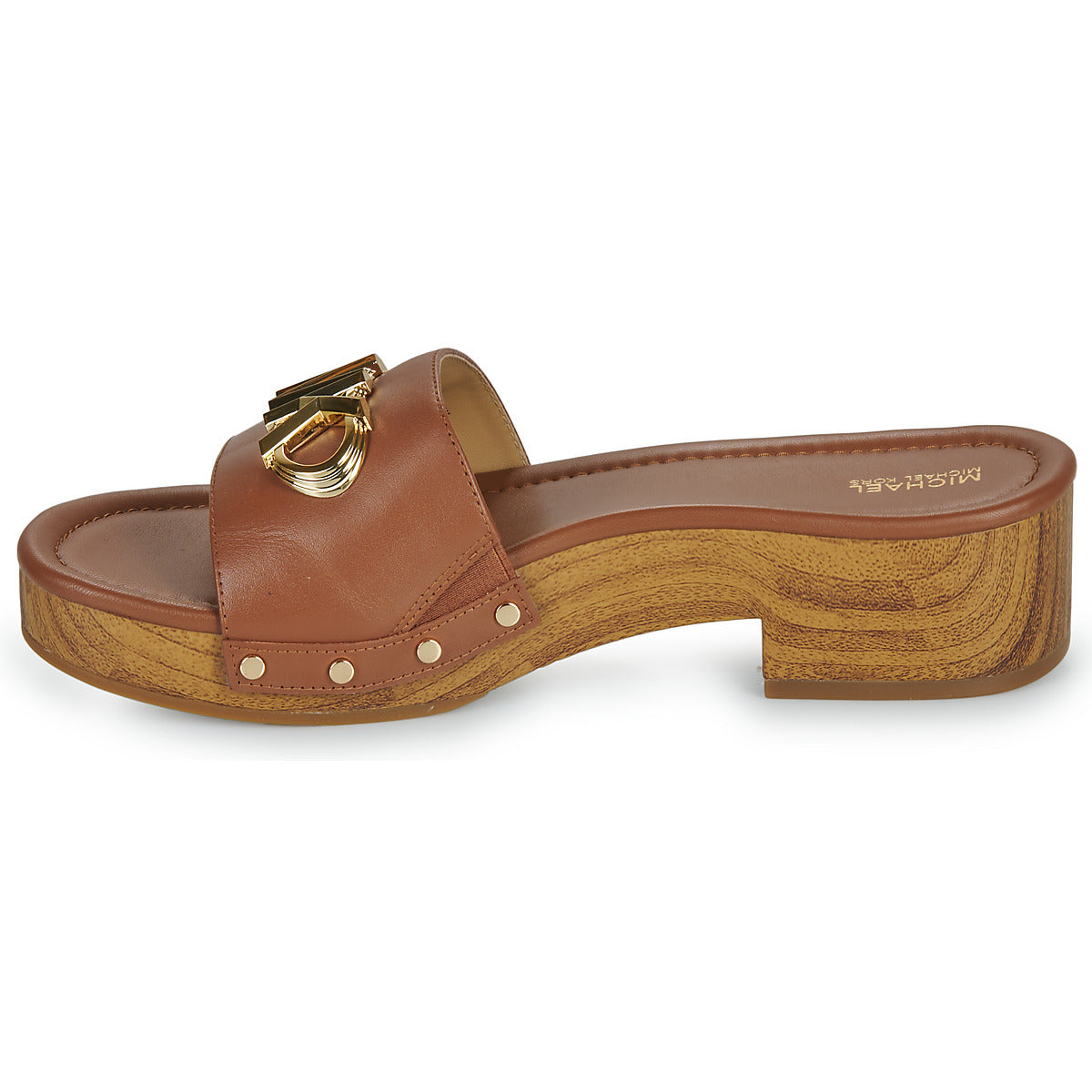 Scarpe Donna MICHAEL Michael Kors PARKER SLIDE Marrone