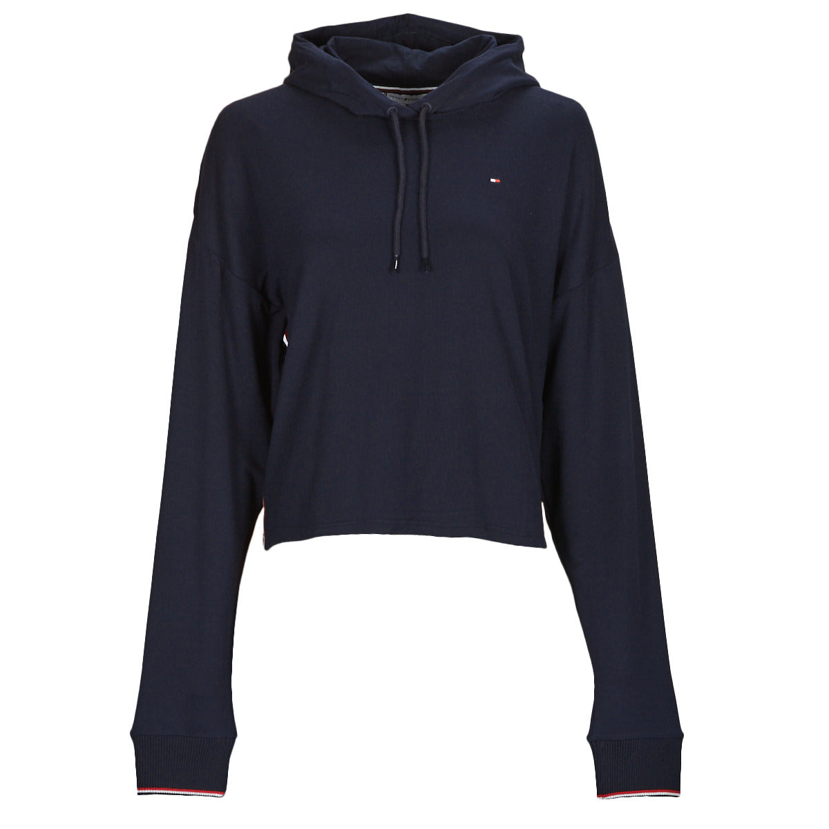 Felpa Donna Tommy Hilfiger CROPPED HOODIE Marine