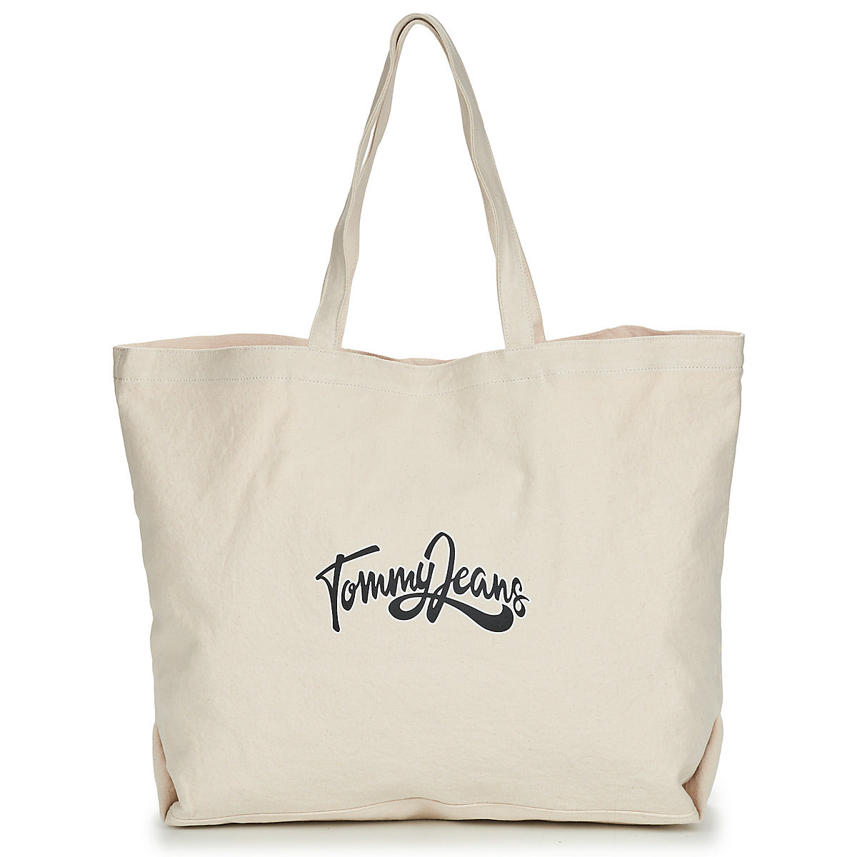 Borsa Shopping Donna Tommy Jeans TJW CANVAS TOTE NATURAL Beige