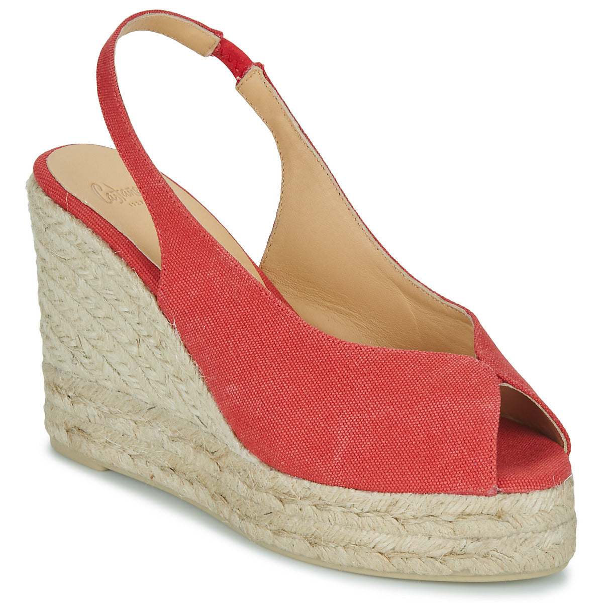 Scarpe Espadrillas Donna Castaner BARBARA Rosso