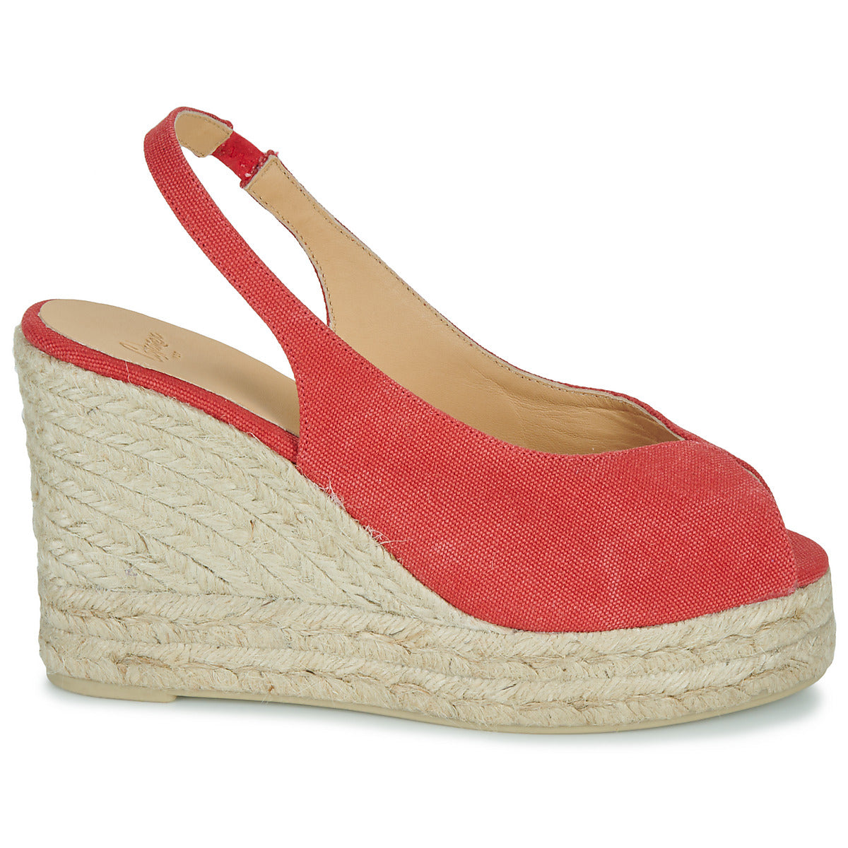 Scarpe Espadrillas Donna Castaner BARBARA Rosso