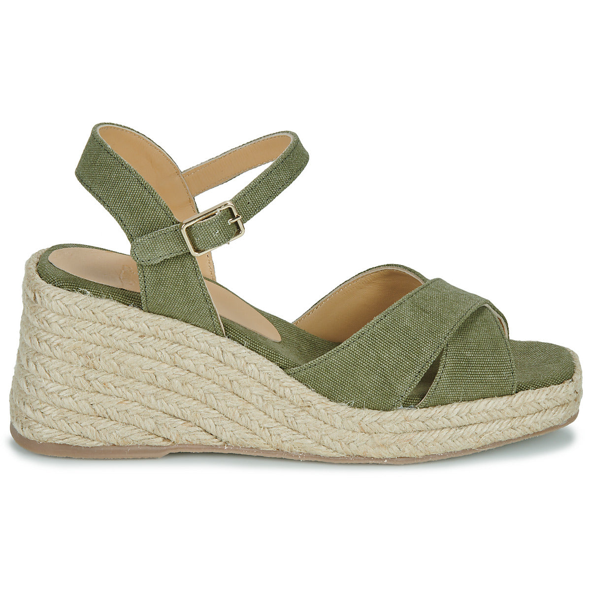 Scarpe Espadrillas Donna Castaner THEA Kaki