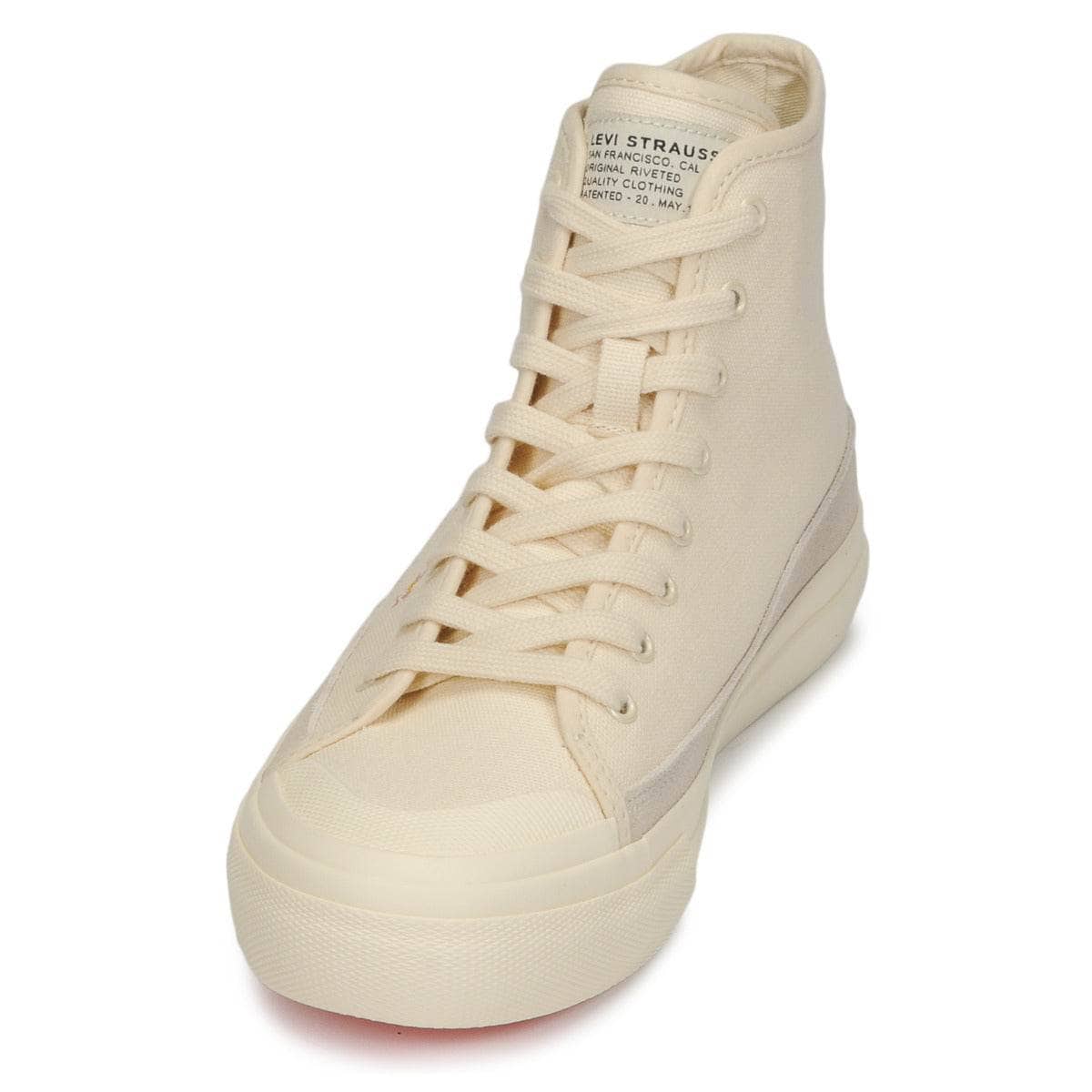 Sneakers alte Donna Levis SQUARE HIGH S Beige
