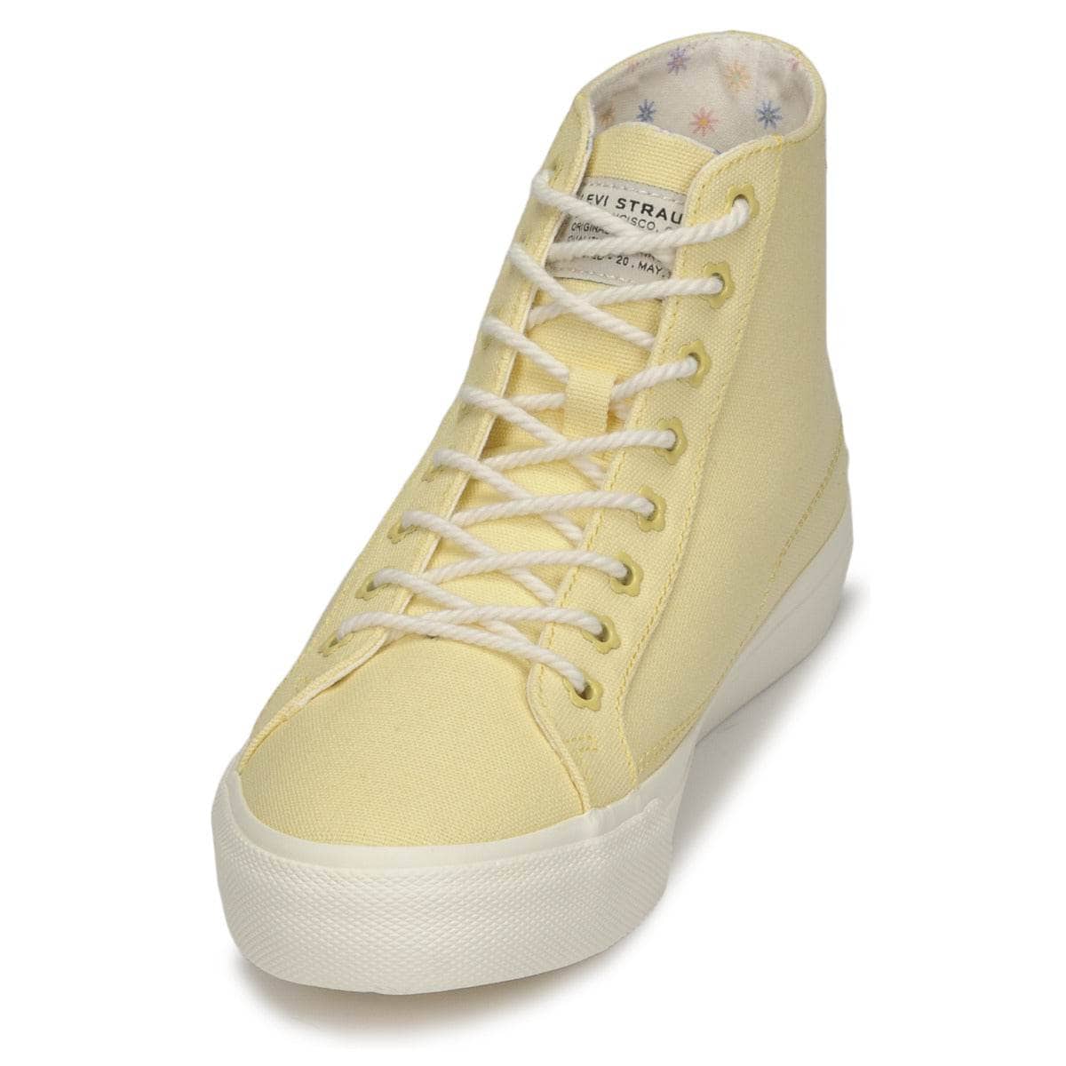 Sneakers alte Donna Levis DECON MID S Giallo