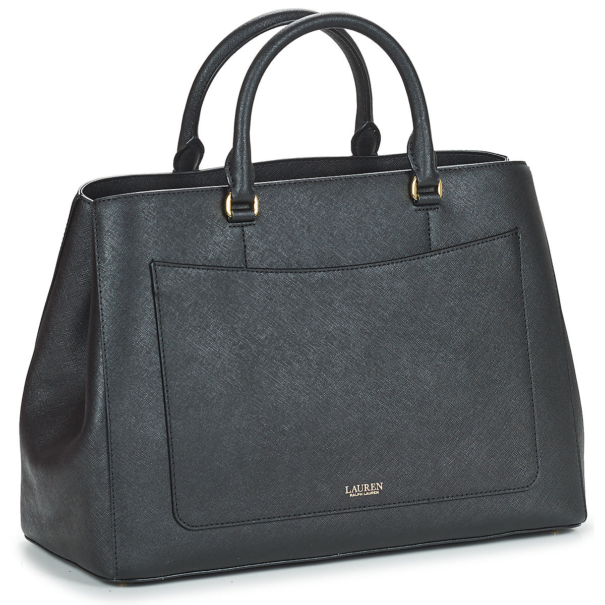 Borsette Donna Lauren Ralph Lauren HANNA 37-SATCHEL-LARGE Nero