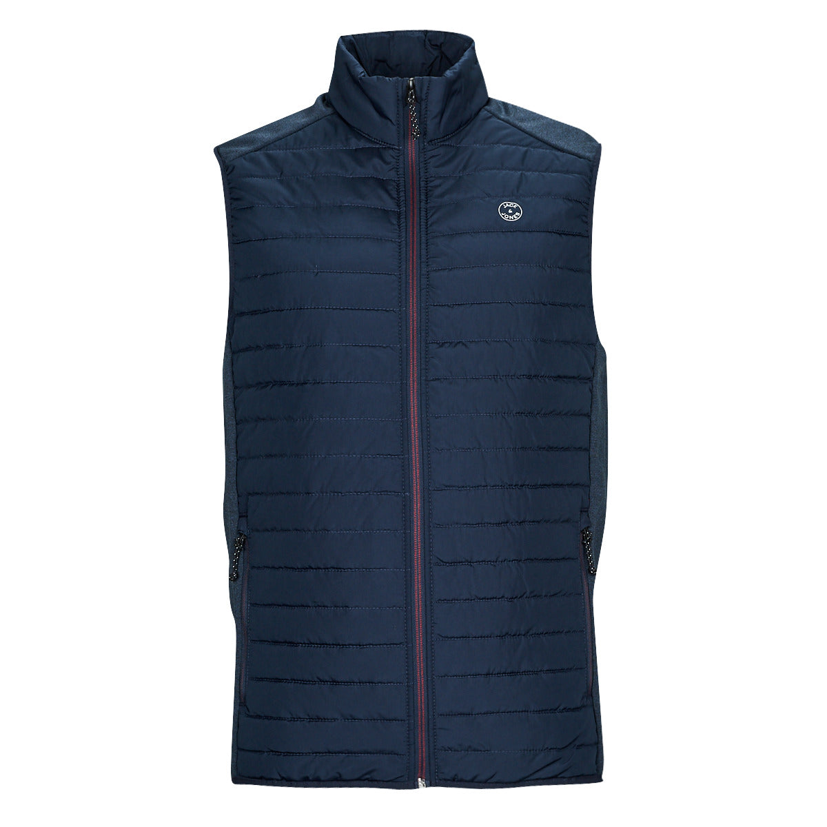 Piumino Uomo Jack & Jones JJEMULTI BODYWARMER COLLAR Marine
