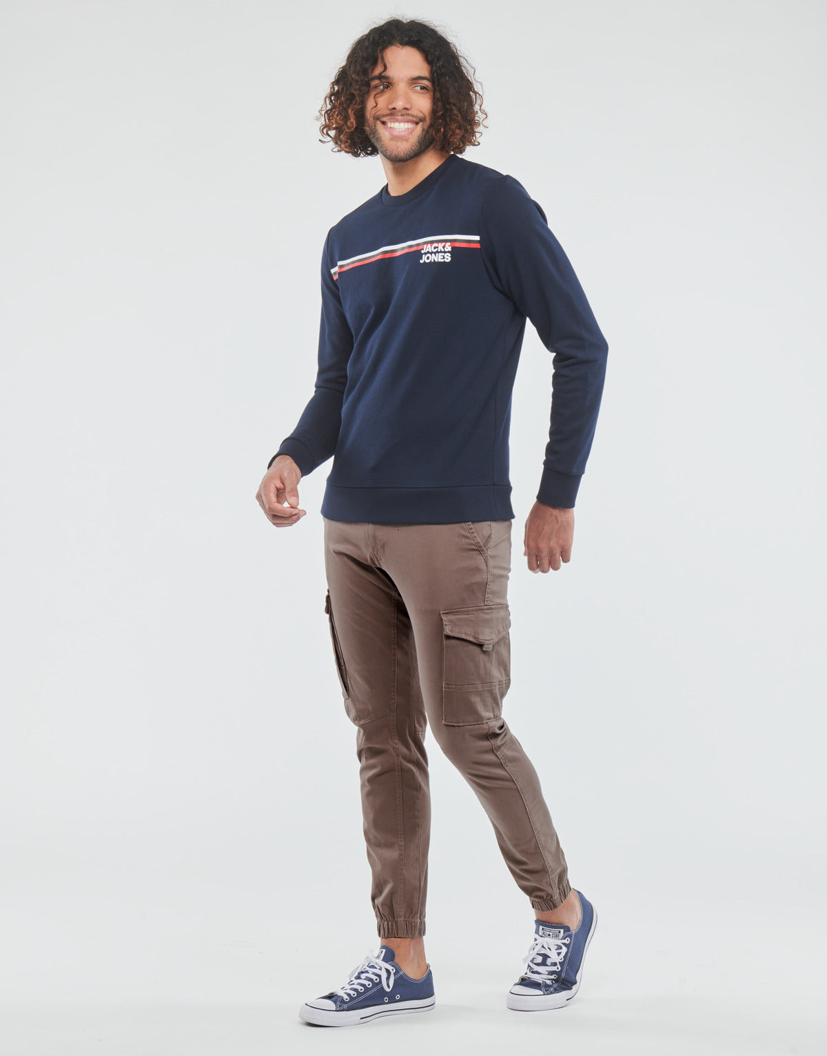 Pantalone Cargo Uomo Jack & Jones JPSTPAUL JJFLAKE Marrone