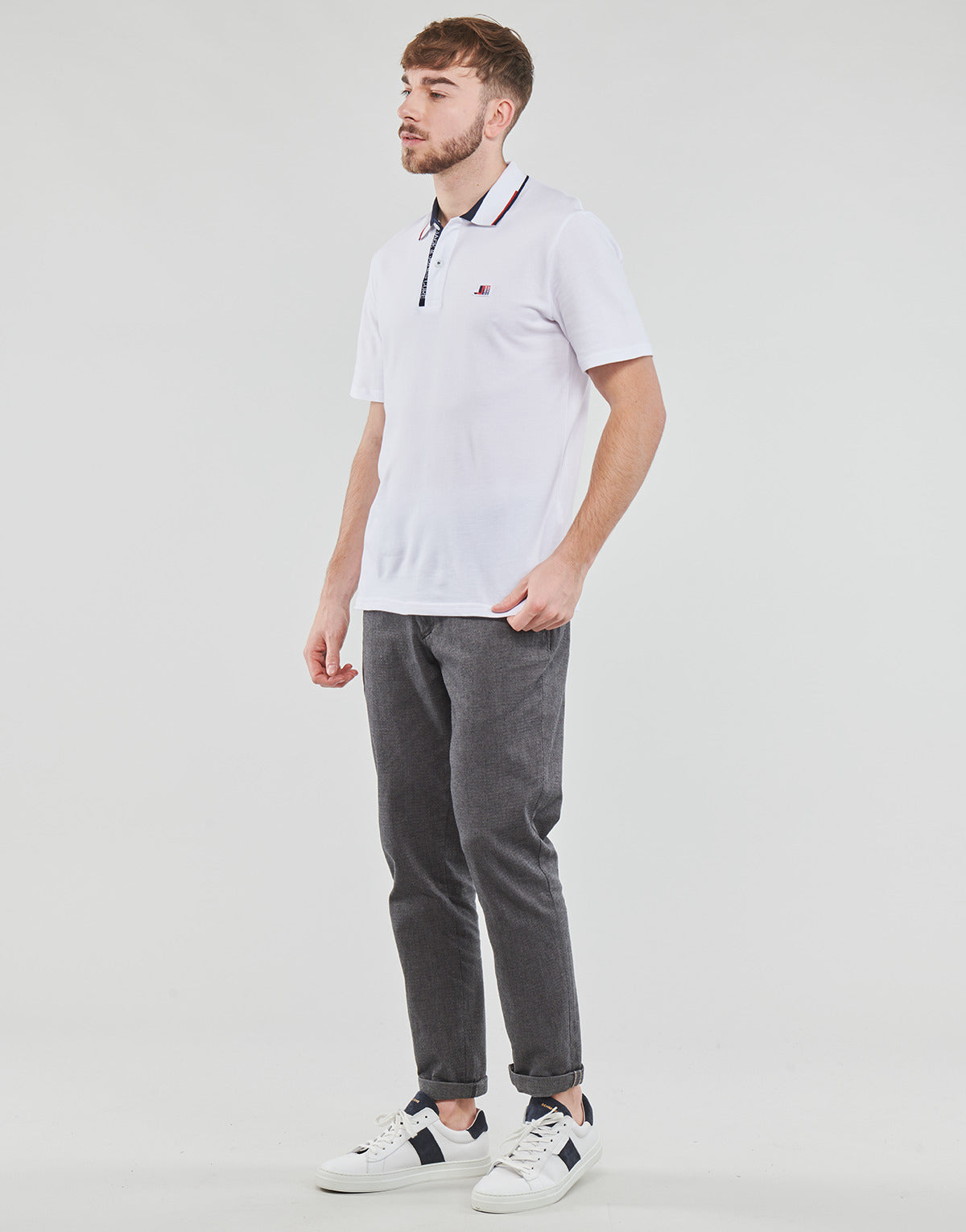 Polo Uomo Jack & Jones JCOLOGAN POLO SS Bianco
