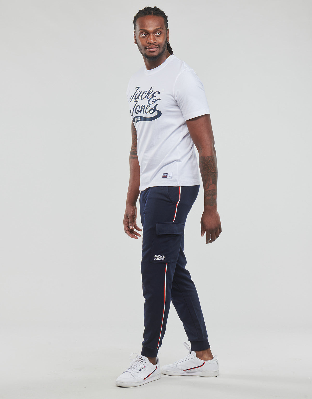 Pantaloni Sportivi Uomo Jack & Jones JPSTGORDON JJATLAS CARGO SWEAT PANTS Marine