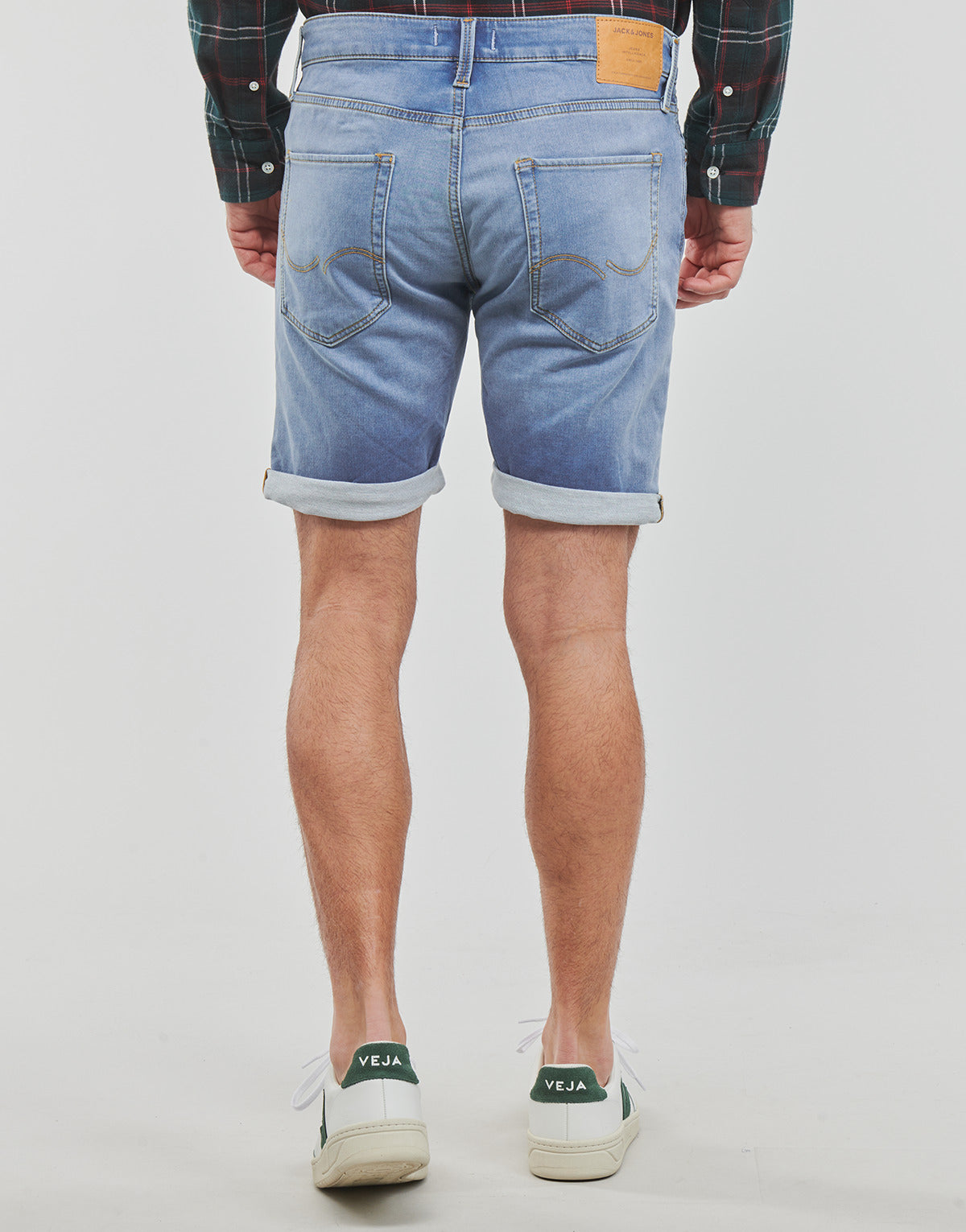 Pantaloni corti Uomo Jack & Jones JJIRICK JJICON SHORTS Blu