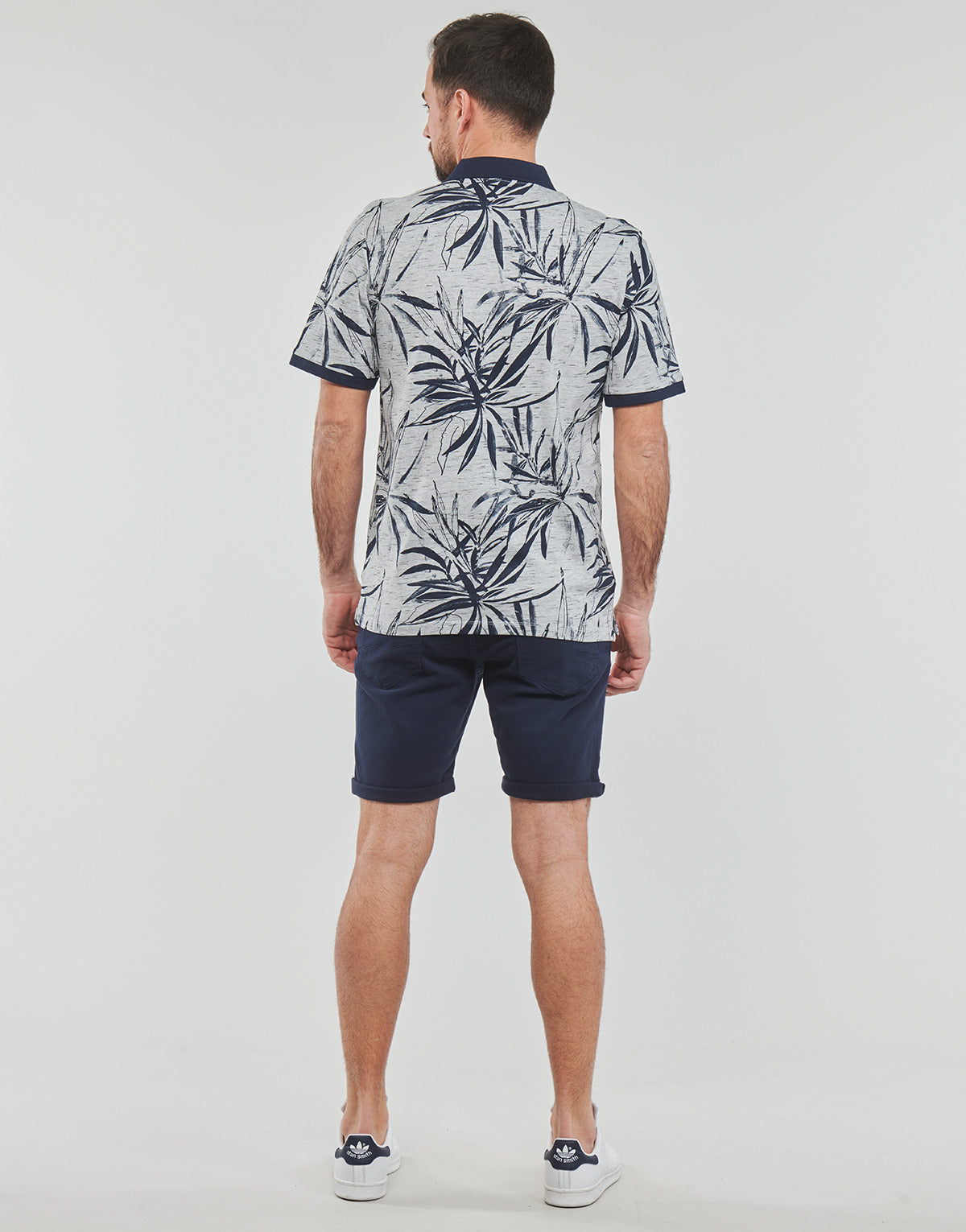 Polo Uomo Jack & Jones JORCRAYON AOP POLO SS Beige