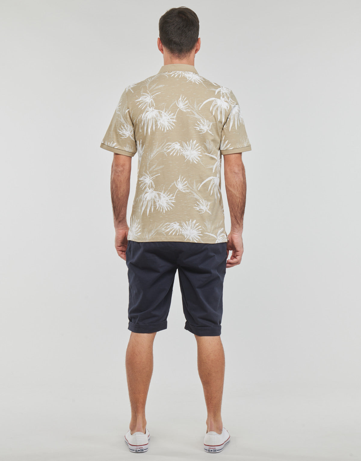 Polo Uomo Jack & Jones JORCRAYON AOP POLO SS Beige