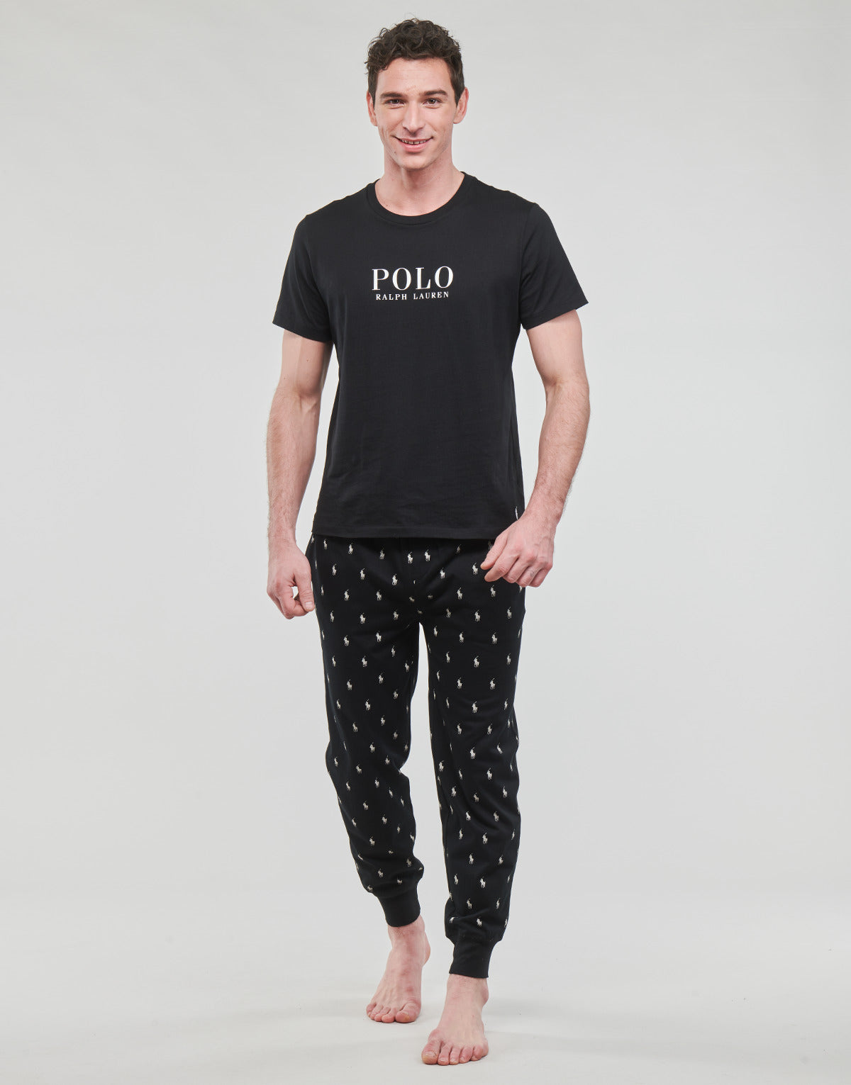 Pigiami / Camicia da notte Uomo Polo Ralph Lauren SLEEPWEAR-JOGGER-SLEEP-BOTTOM Nero