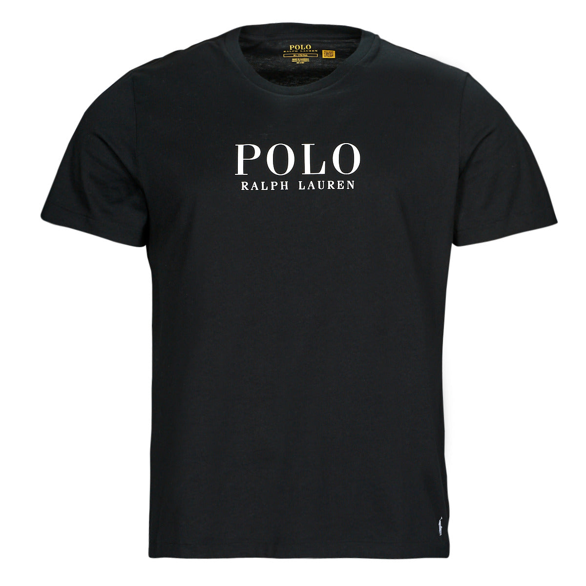 T-shirt Uomo Polo Ralph Lauren SLEEPWEAR-S/S CREW-SLEEP-TOP Nero