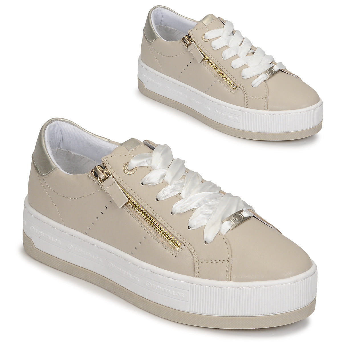 Sneakers basse Donna Tom Tailor 5391303 Beige