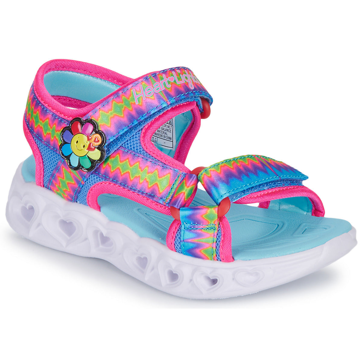 Sandali bambini ragazza Skechers HEART LIGHTS SANDALS Rosa