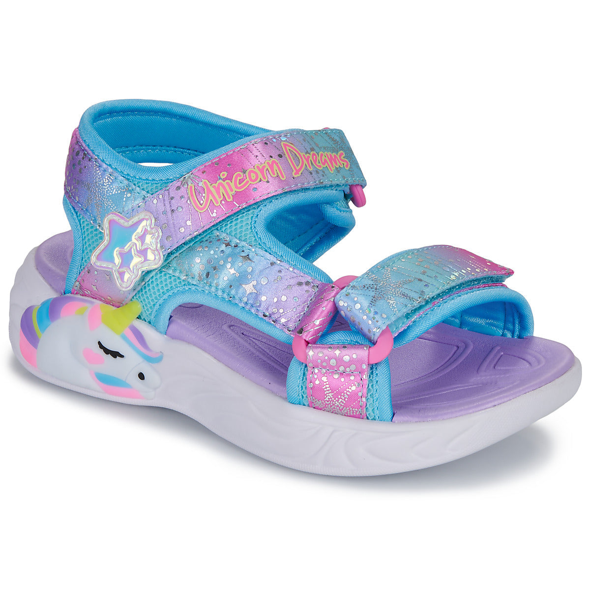 Sandali bambini ragazza Skechers UNICORN DREAMS SANDAL Blu