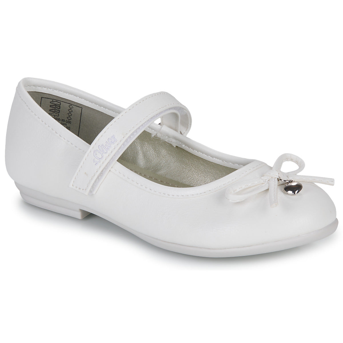 Ballerine bambina ragazza S.Oliver 42400 Bianco