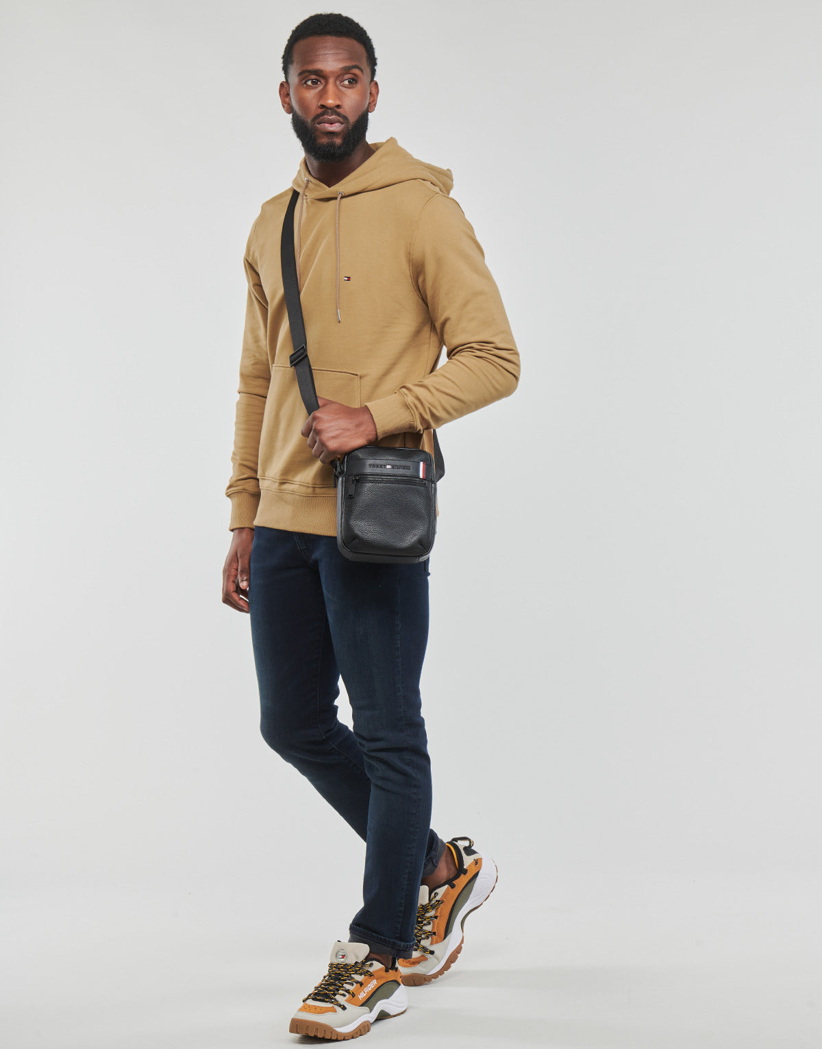 Felpa Uomo Tommy Hilfiger 1985 HOODY Beige