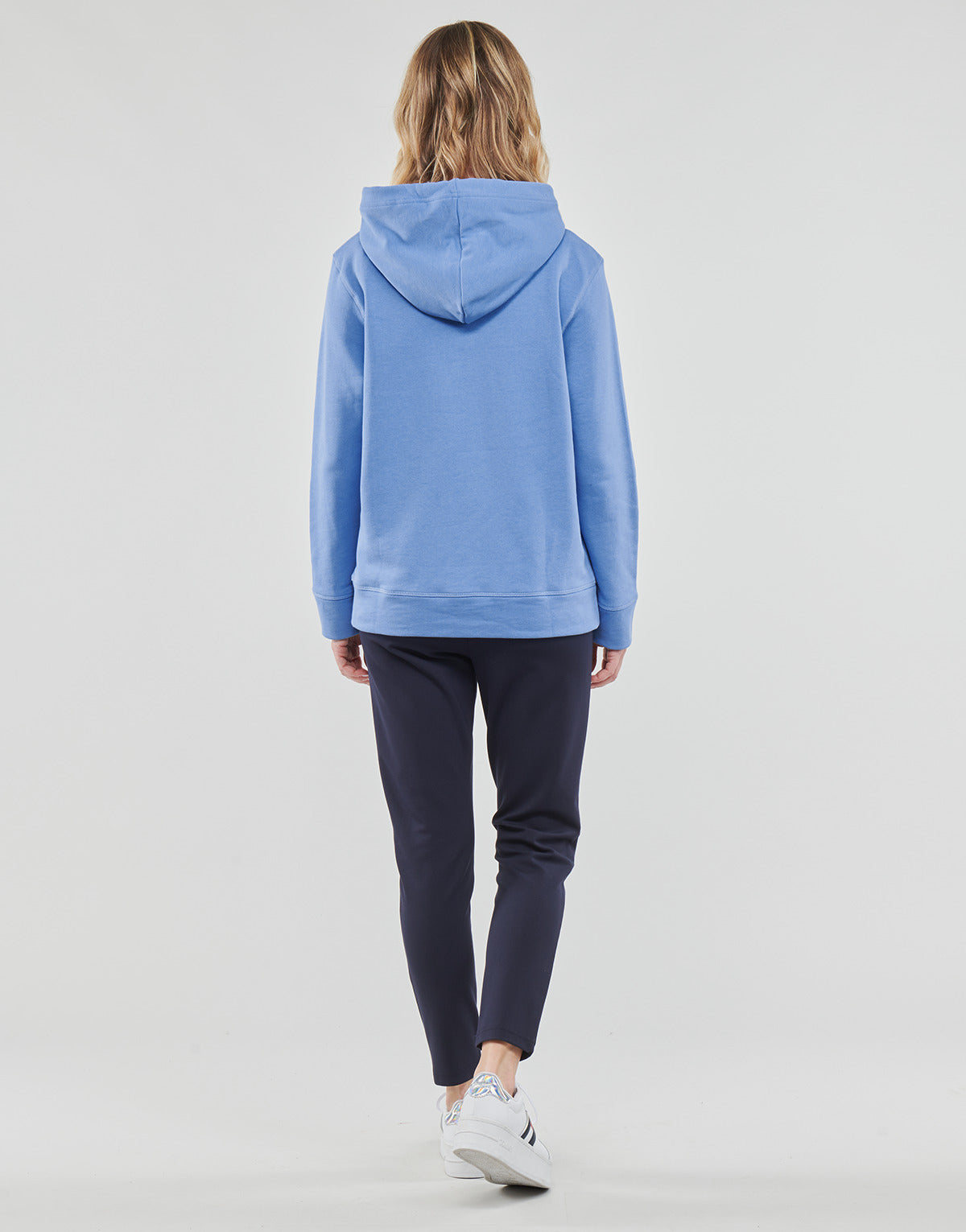 Felpa Donna Tommy Hilfiger REGULAR HOODIE Blu