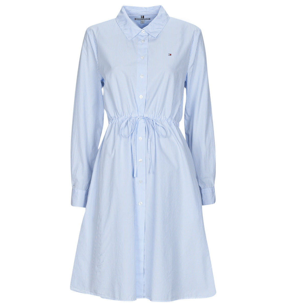Abito corto Donna Tommy Hilfiger ITHAKA KNEE SHIRT-DRESS LS Blu