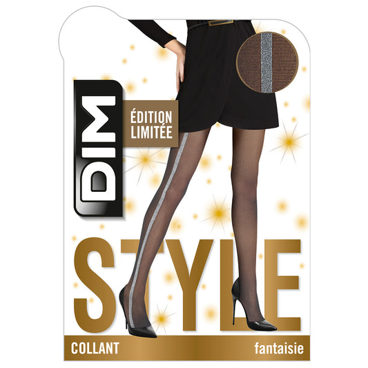 Collants e calze Donna DIM  STYLE SMOKING GLITTER 33D  Nero