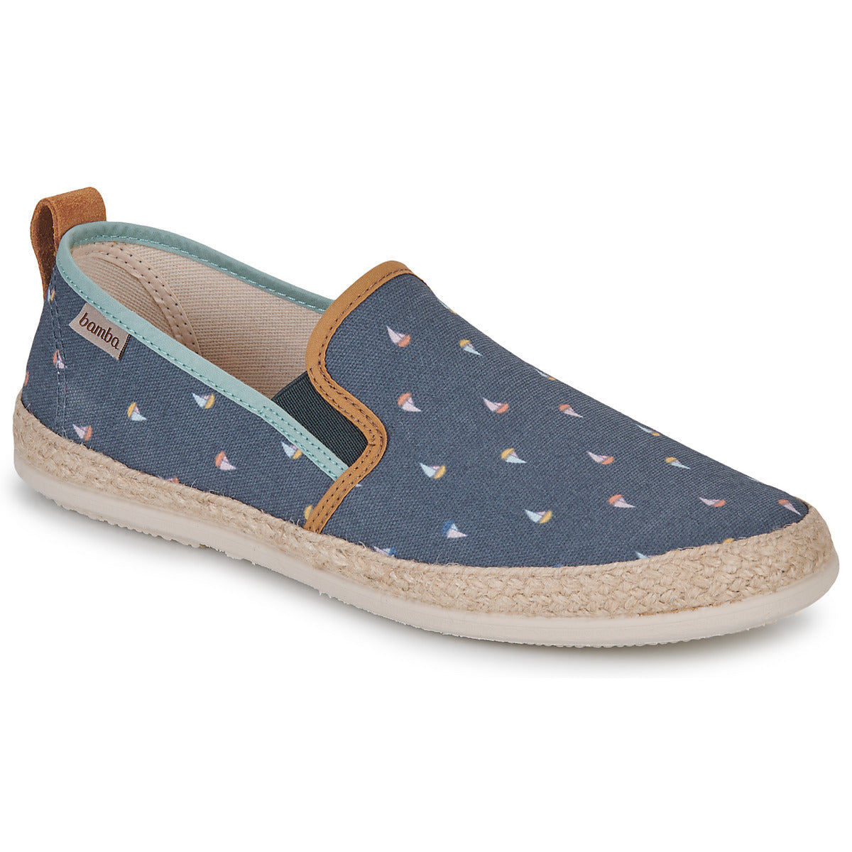 Scarpe Espadrillas Uomo Bamba By Victoria ANDRÉ ELÁSTICOS LONA ES Blu
