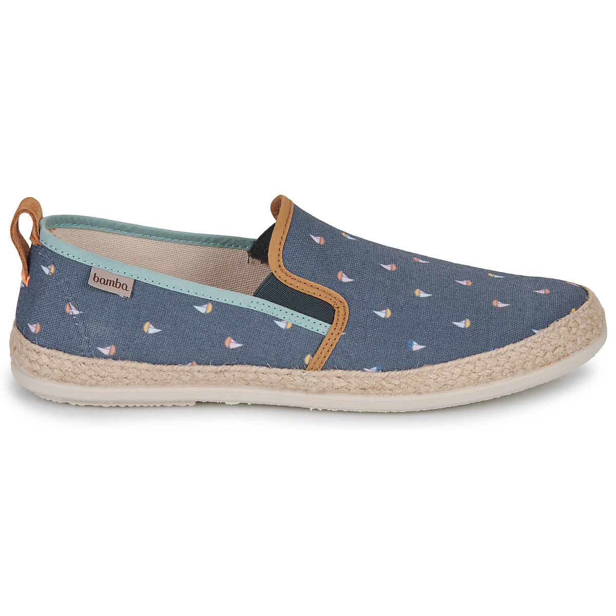Scarpe Espadrillas Uomo Bamba By Victoria ANDRÉ ELÁSTICOS LONA ES Blu