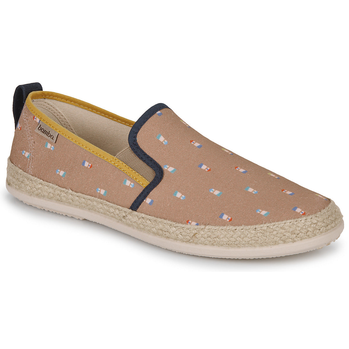 Scarpe Espadrillas Uomo Bamba By Victoria ANDRÉ ELÁSTICOS LONA ES Beige