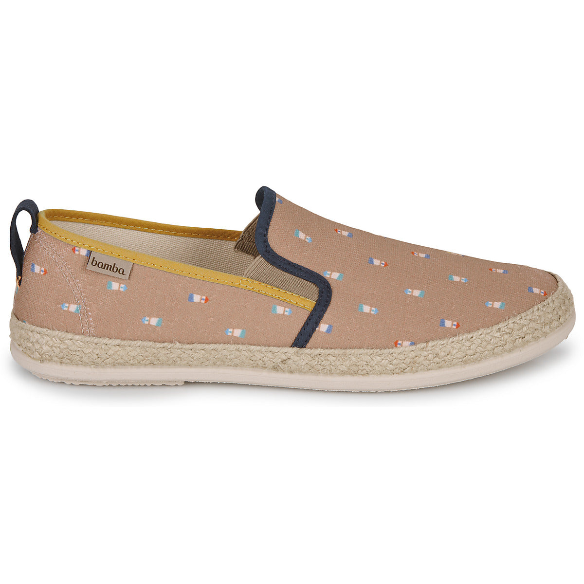 Scarpe Espadrillas Uomo Bamba By Victoria ANDRÉ ELÁSTICOS LONA ES Beige