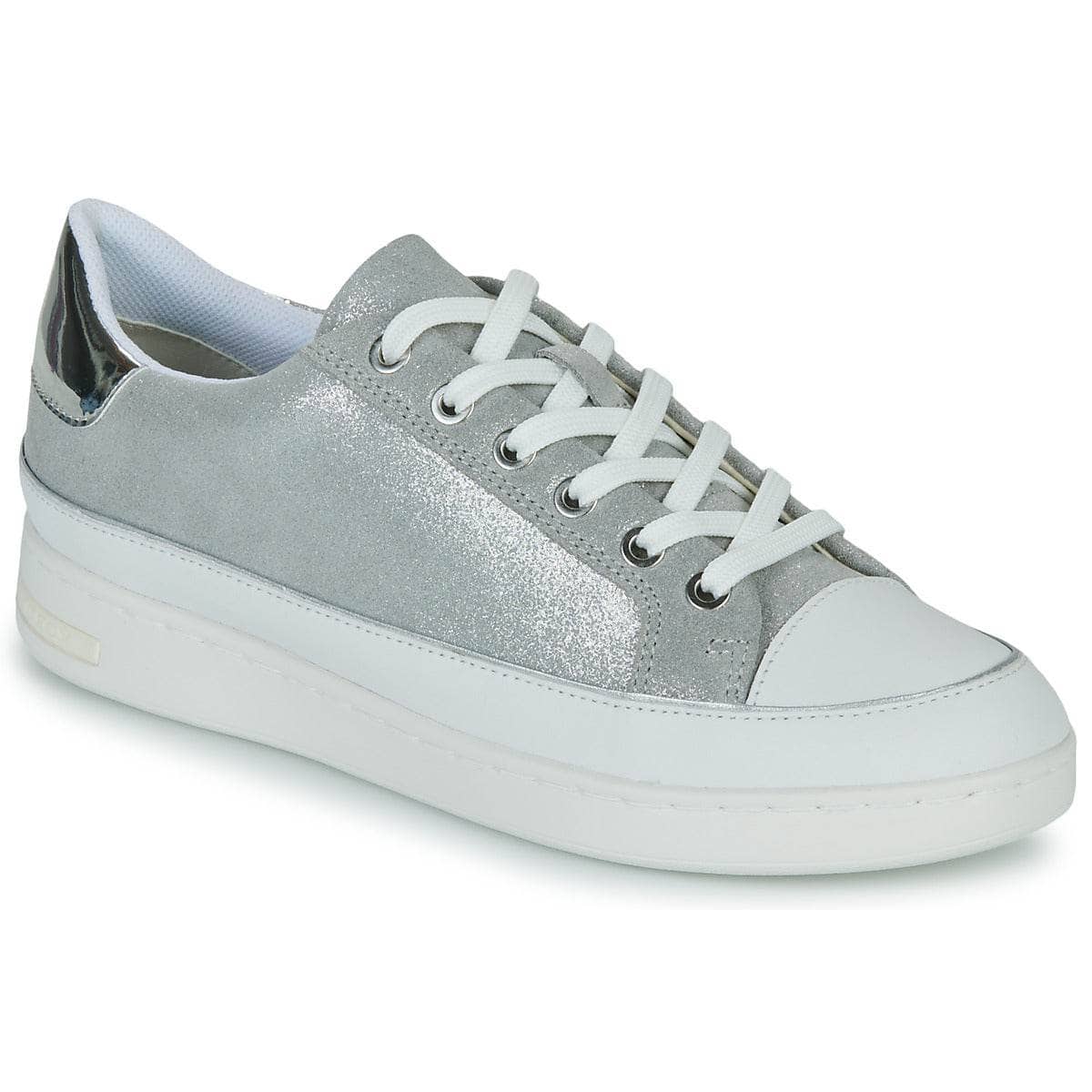 Sneakers basse Donna Geox D JAYSEN Argento