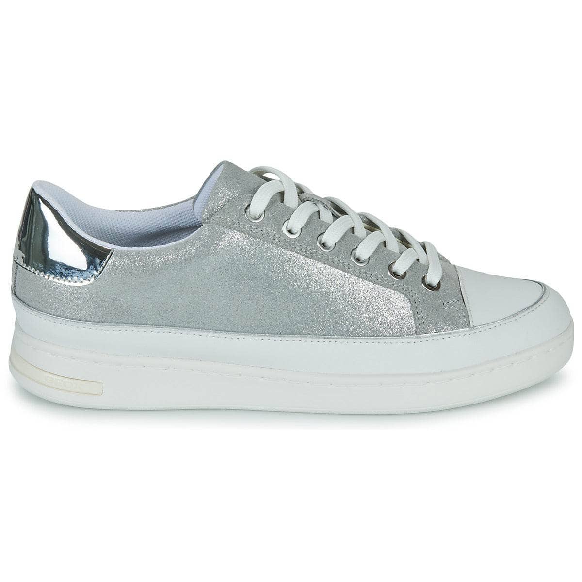 Sneakers basse Donna Geox D JAYSEN Argento
