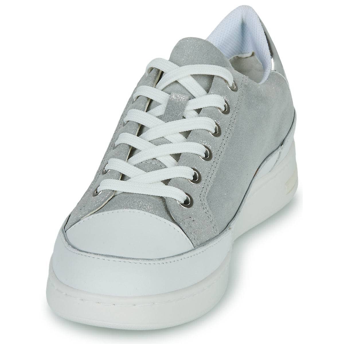 Sneakers basse Donna Geox D JAYSEN Argento