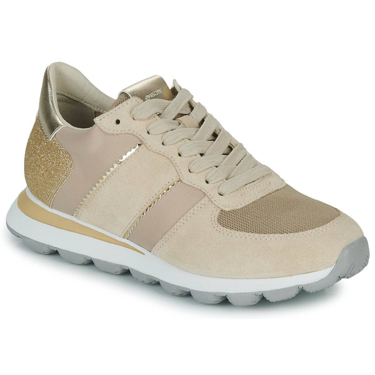 Sneakers basse Donna Geox D SPHERICA VSERIES Beige