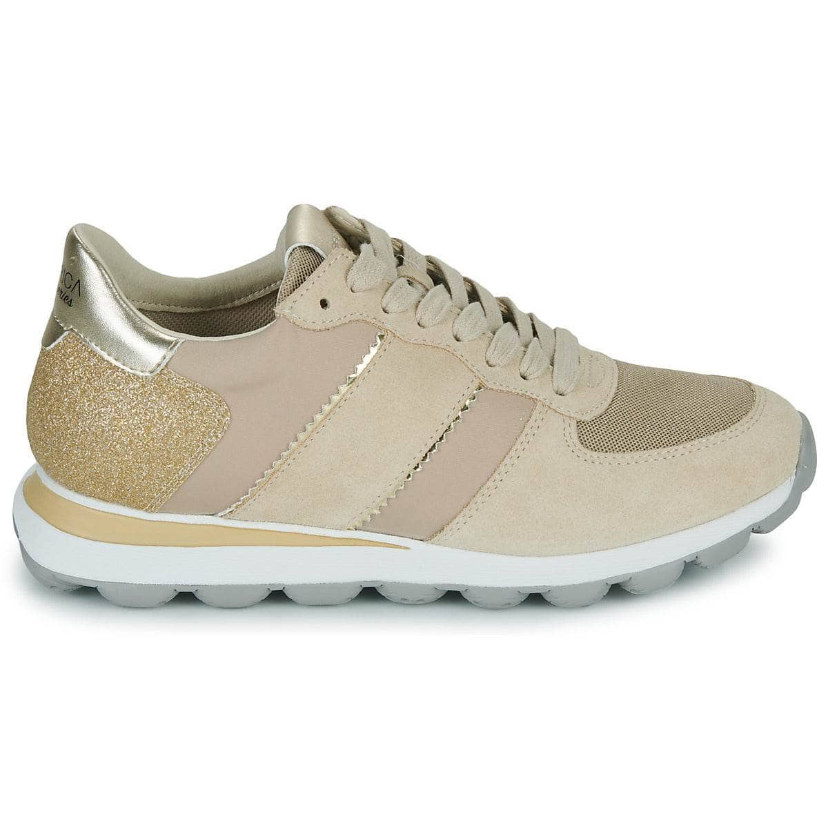 Sneakers basse Donna Geox D SPHERICA VSERIES Beige