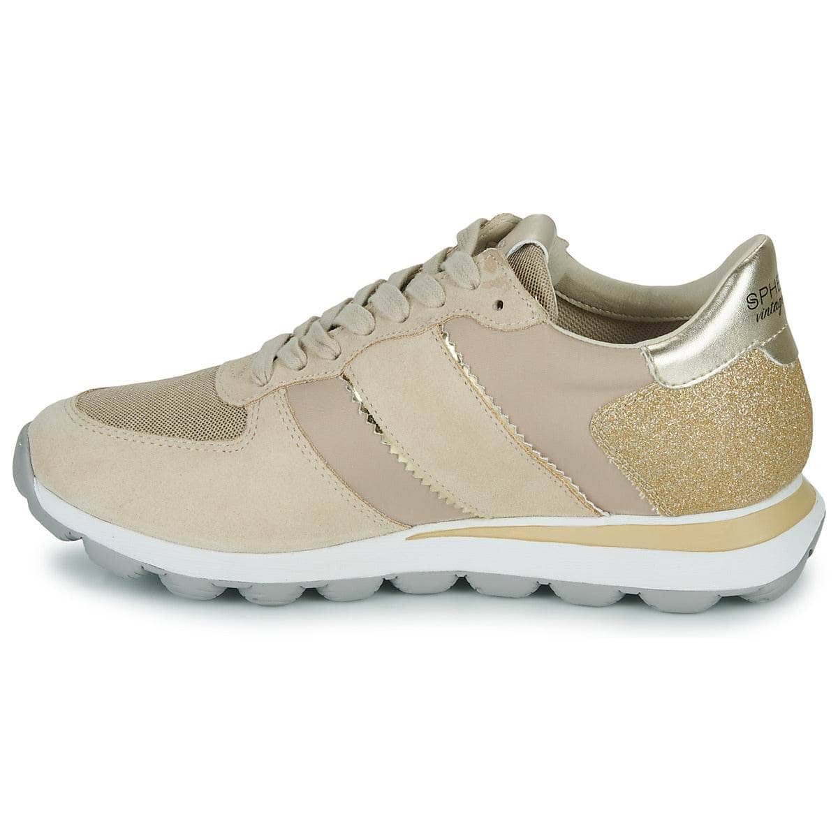 Sneakers basse Donna Geox D SPHERICA VSERIES Beige