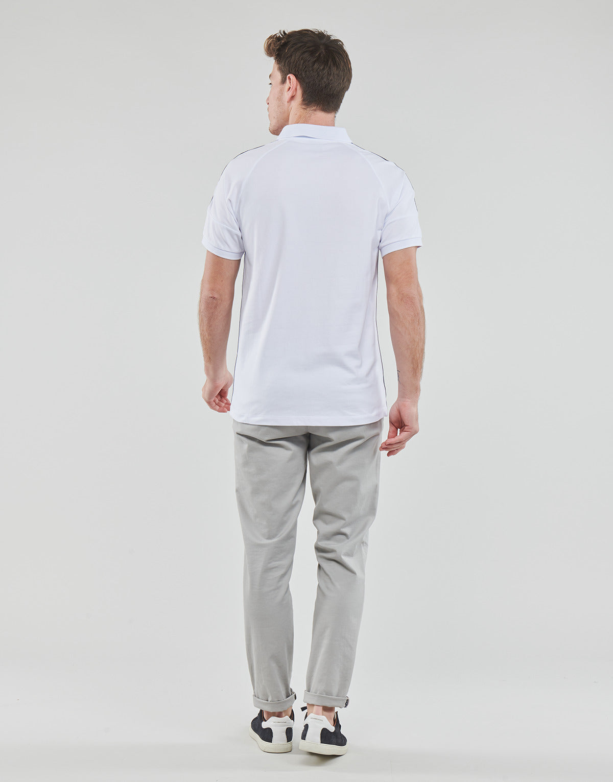 Polo Uomo Hackett ASTON MARTIN BY HACKETT AMR MESH TAPE Bianco