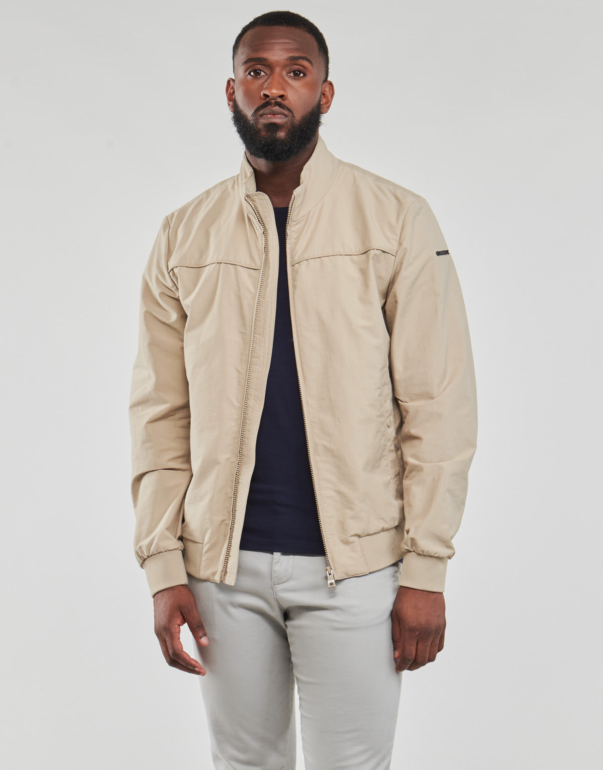 Giubbotto Uomo Geox M VINCIT BOMBER JKT Beige