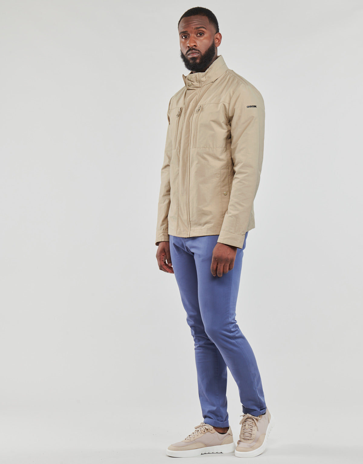 Giubbotto Uomo Geox M VINCIT SHORT JKT Beige