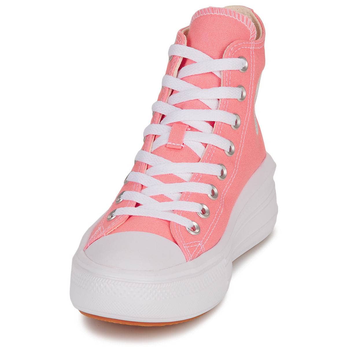 Sneakers alte Donna Converse CHUCK TAYLOR ALL STAR MOVE PLATFORM SEASONAL COLOR-LAWN FLAMINGO Rosa
