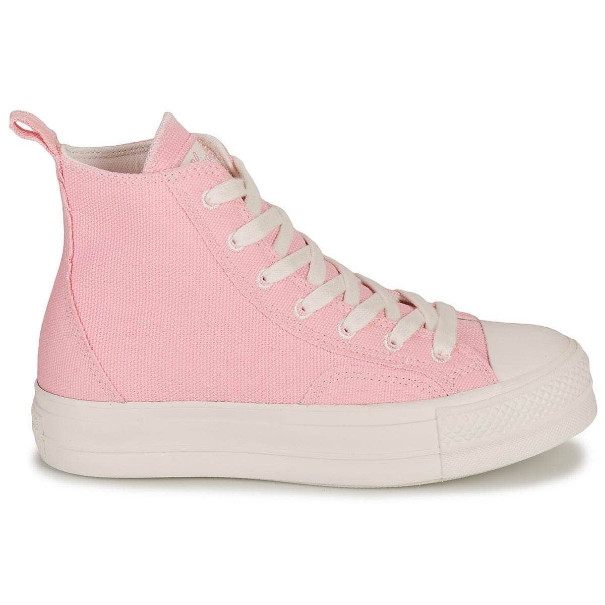 Sneakers alte Donna Converse CHUCK TAYLOR ALL STAR LIFT-SUNRISE PINK/SUNRISE PINK/VINTAGE WHI Rosa
