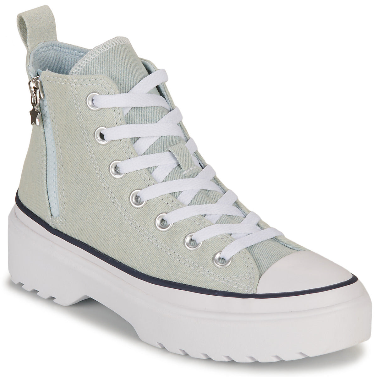 Scarpe bambini ragazza Converse KIDS’ CONVERSE CHUCK TAYLOR ALL STAR LUGGED LIFT PLATFORM RETRO Grigio