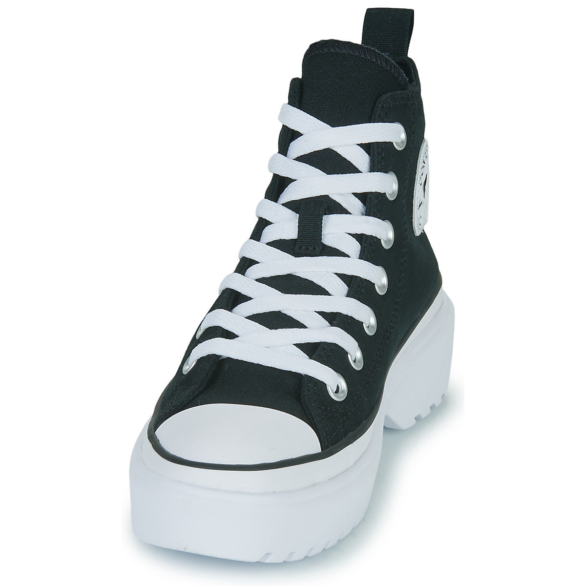 Scarpe bambini ragazza Converse  CHUCK TAYLOR ALL STAR LUGGED LIFT PLATFORM CANVAS HI  Nero