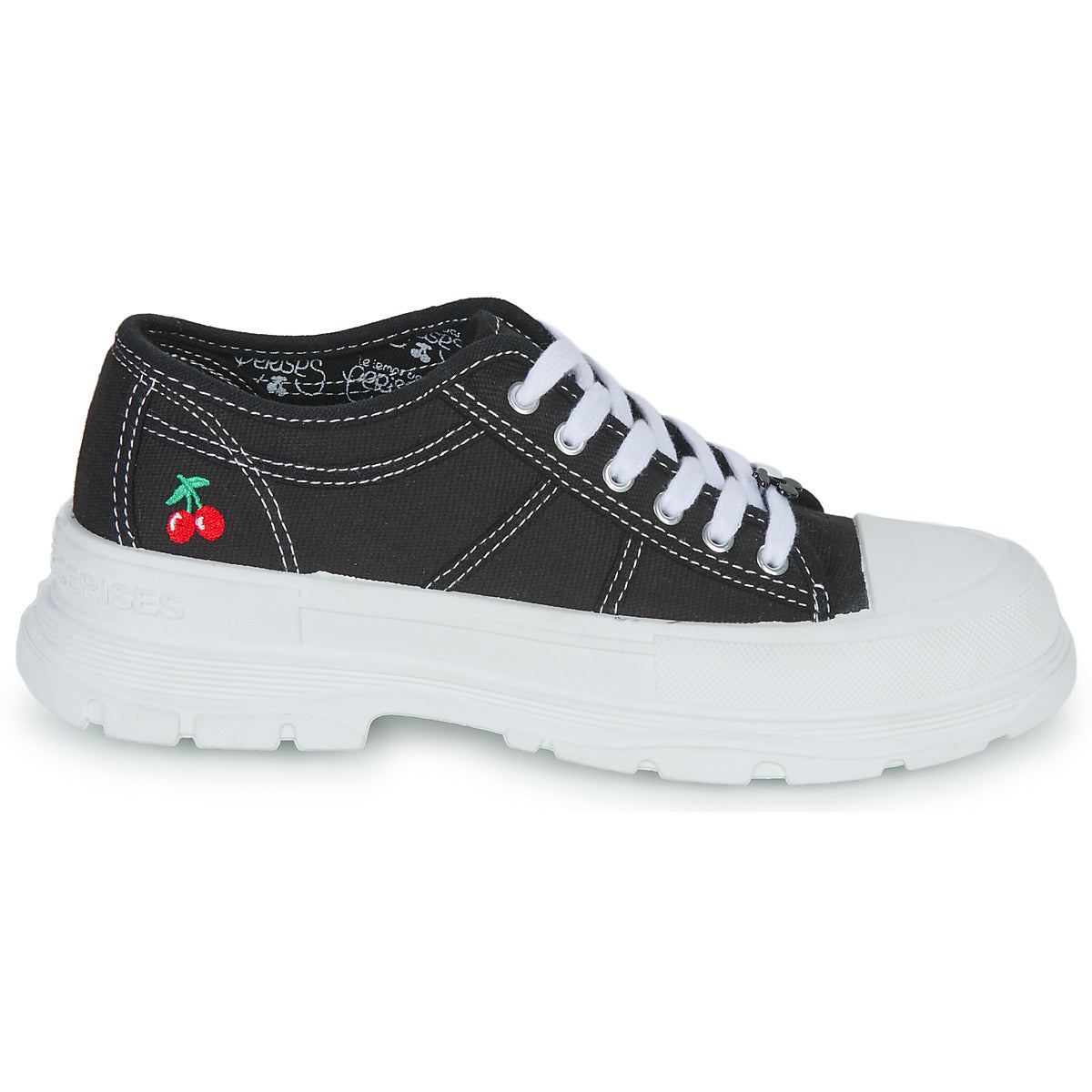 Sneakers basse Donna Le Temps des Cerises LINA Nero