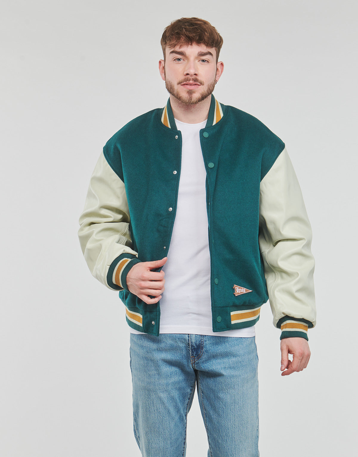 Giubbotto Uomo Levis  COIT LETTERMAN JACKET  Blu